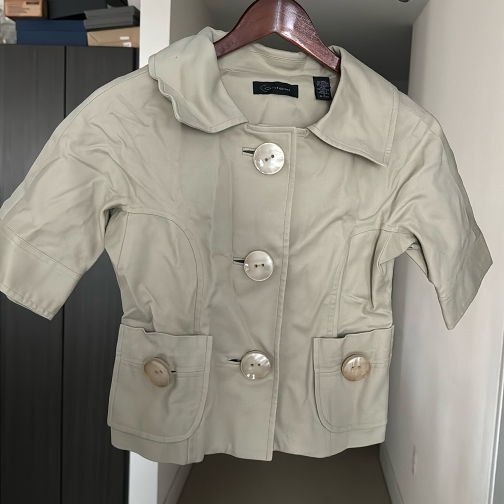 Jacket, tan, like new